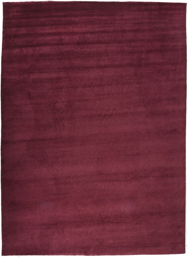 Crimson deep red solid rug